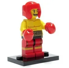 Lego Minifigure Boxer Mini Figure Series 5 COL05-13 Lego Mini Figure Boxer