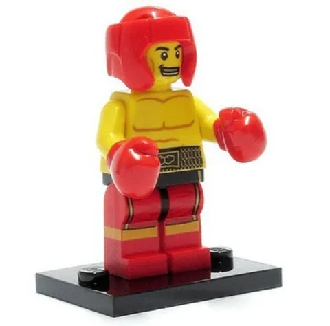 Lego Minifigure Boxer Mini Figure Series 5 COL05-13 Lego Mini Figure Boxer
