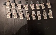 Lego Star Wars. 16 Minifigs.  Night Trooper Army!