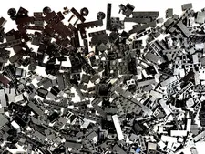 HUGE LEGO Black Specialty Parts Bulk Lot: Star Wars Batman Plates Tiles MOC, ETC