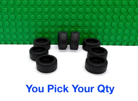 LEGO Black Tire 21mm D. x9.9mm Tread "You Pick Your Qty" NEW