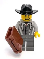 Lego Wild West Preacher Minifigure - Western - Minister - Traveling Chaplain