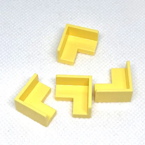 LEGO Parts - Bright Light Yellow Panel 2 x 2 x 1 Corner - No 91501 - QTY 4