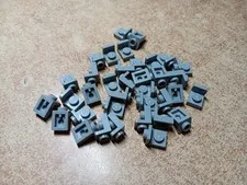 LEGO BULK LOT OF 36 LIGHT BLUISH GRAY BRACKET INVERTED 1X1 1X1 #36840