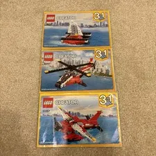 LEGO Creator 3 in 1 Building Set 31057 Air Blazer Instruction Manual Booklets