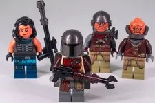 LEGO Star Wars: Mandalorian AT-ST Raider 75254 Minifigures (Lot of 4)