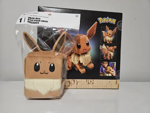 LEGO Pokémon Eevee Bundle with Fuzzy Eevee Deck Box