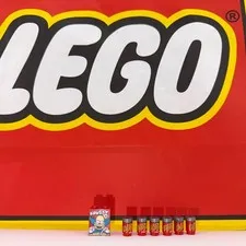 LEGO  71016 CEREAL  ~ Minifig Simpsons Krusty O's Cereal and 6 pk of Buzz cola