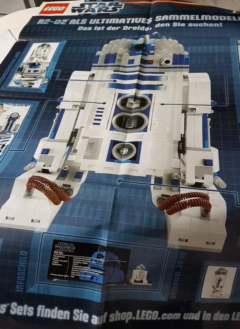 5 Piece LEGO Poster Set 10225 Star Wars R2-D2 Limited Approx 75x55cm
