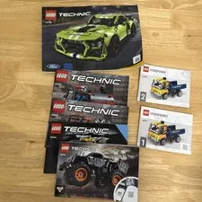 Lego 42138 GT500 Technic Instruction Manual Lot 42084 42119 42147 Cars Truck