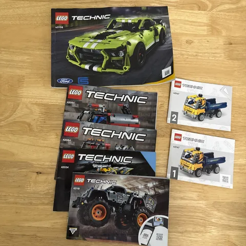 Lego 42138 GT500 Technic Instruction Manual Lot 42084 42119 42147 Cars Truck