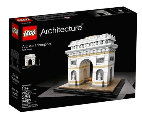 LEGO Architecture 21036 Arc de Triomphe Paris Landmark 386pcs Set