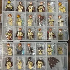 Used LEGO Star Wars Minifigure Lot 30 Figures Genuine Weapons Included Ages 13+