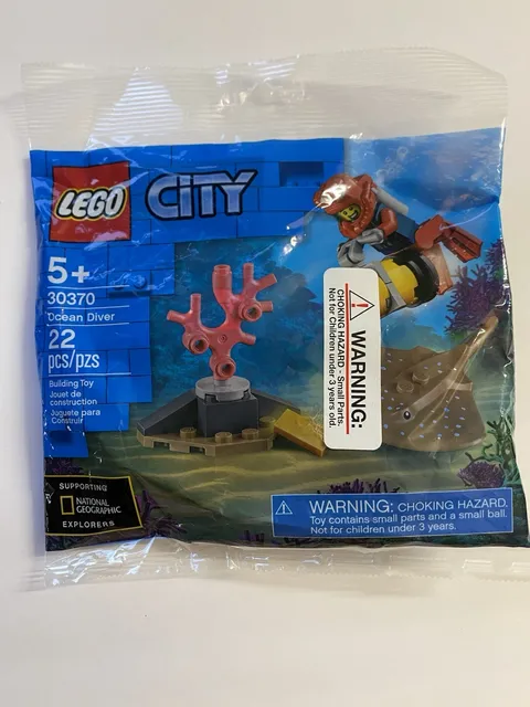 New Lego City Ocean Diver Polybag 30370