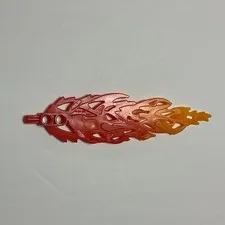 LEGO Bionicle Weapon Glatorian Flame Sword Red w Marbled Trans-Orange 64297pb01