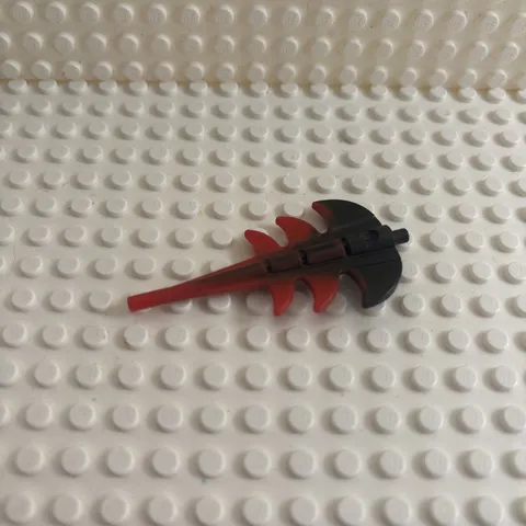 LEGO Fantasy Era Castle Dragon Tail (51874pb02) | Barbed Black Red | 7094 7093