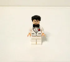 LEGO Bruce Wayne White Tuxedo sh0308 70909 DC The Lego Batman Movie