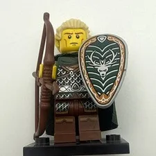 Lego Elf Minifigure Archer Collectible Series 3 CMF Complete w/ Stag Shield