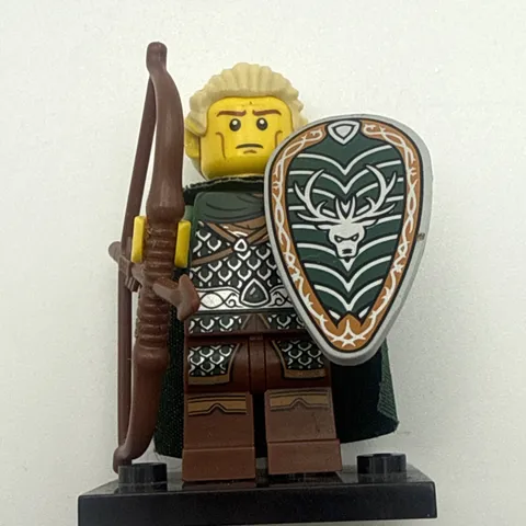 Lego Elf Minifigure Archer Collectible Series 3 CMF Complete w/ Stag Shield