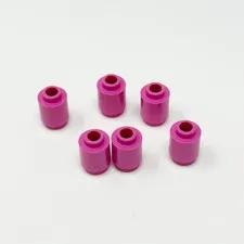 3062b LEGO Parts Brick Round 1x1 Open Stud DARK PINK (6)