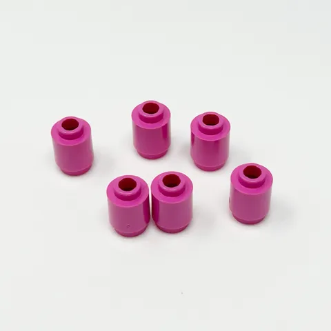3062b LEGO Parts Brick Round 1x1 Open Stud DARK PINK (6)