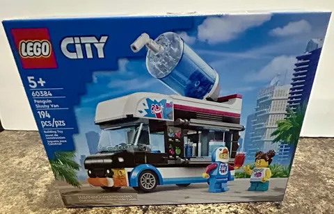 LEGO City 60384 Penguin Slushy Van Set 194 pcs 5+ Brick Separator