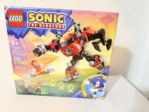 LEGO Sonic Knuckles vs. Dr. Eggman Egg Crusher Mech Complete Set (77005)