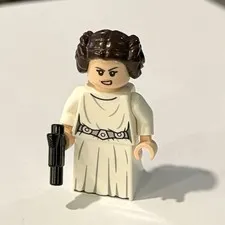 LEGO® Star Wars Princess Leia Minifigure White Dress Outfit 75301 75244 sw1036