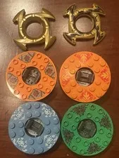 4 Ninjago Spinner Dx Kai, Cole, Zane, Dx Cole