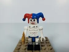 Lego Ninjago Minifigure Krazi (Skulkin) Jester Hat Blue Red NJO017 2260