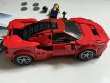 LEGO SPEED CHAMPIONS Ferrari F8 Tributo 76895 Complete w/ Minifig & Instructions
