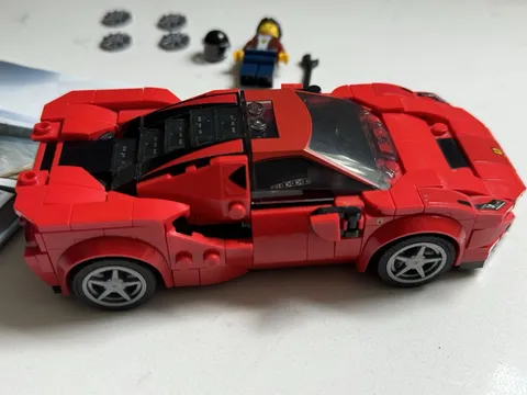 LEGO SPEED CHAMPIONS Ferrari F8 Tributo 76895 Complete w/ Minifig & Instructions