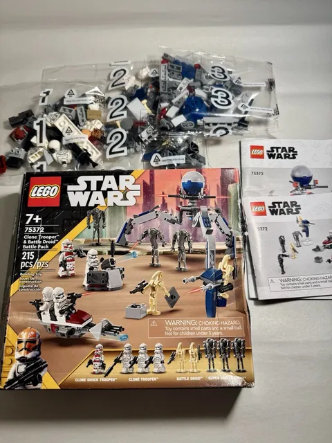 LEGO Star Wars 75372 Clone Trooper & Battle Droid Battle Pack NEW OPENED BOX