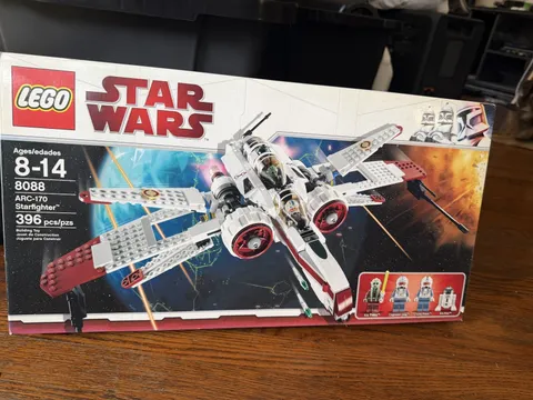 LEGO Star Wars ARC-170 Starfighter 8088 396 pcs 2010 Retired Vintage
