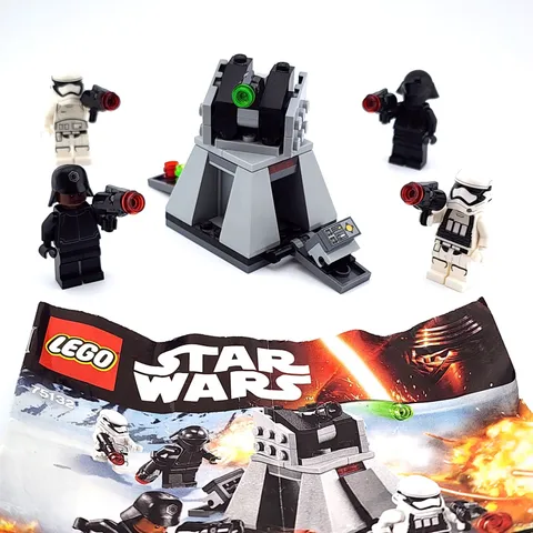 LEGO STAR WARS 75132 First Order Battle Pack 100% COMPLETE w/ Minifigs & Manual