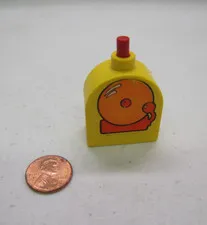Vintage LEGO Duplo FIREHOUSE FIRE STATION BELL ALARM Push for Sound Rings #3
