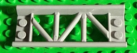 LEGO Train Track Roller Coaster Straight 8L Light Bluish Gray NASA Black Panther