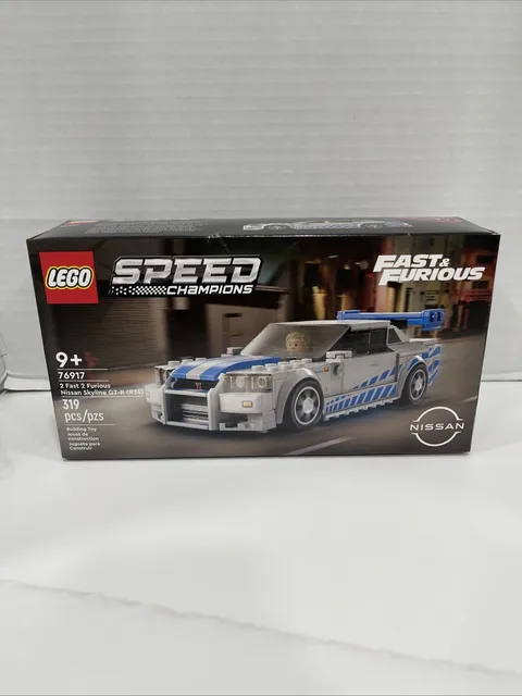 LEGO Speed Champions Fast 2 Furious Nissan Skyline GT-R (R34) 76917 Paul Walker