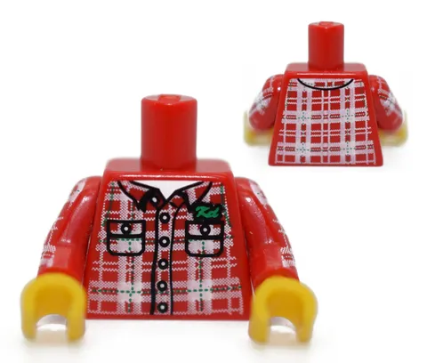LEGO Minifigure Torso Series 5 Collectible Minifigure Lumberjack red Kel 4632722