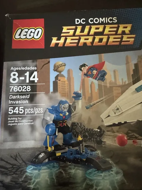 LEGO DC Super Heroes 76028 Javelin Spaceship Justice League Built As Is