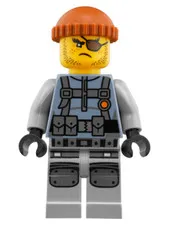 LEGO: Shark Army Thug Large Knee Plates (njo0356)