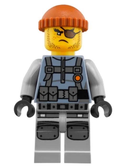 LEGO: Shark Army Thug Large Knee Plates (njo0356)