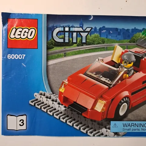 LEGO City Police High Speed Chase 💥 60007 Paper Instructions Manual Only 💥