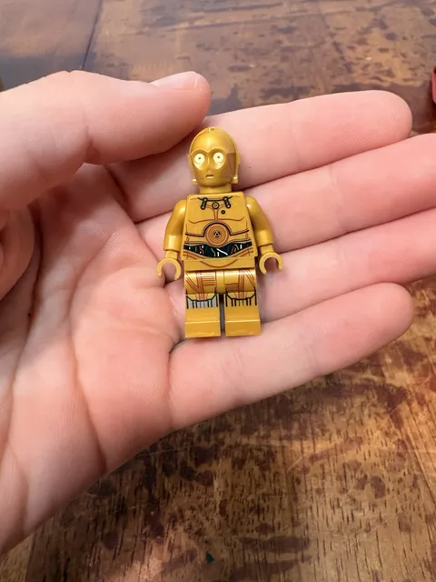 C-3PO - Colorful Wires, Printed Legs Sw0700 Lego Star Wars Minifigure