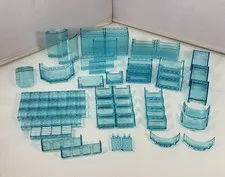 82pc Lot Lego Assorted Windshields Window Clear Tinted Pieces Translucent Pieces