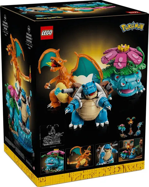 New Sealed | LEGO Pokémon 72153 Venusaur, Charizard & Blastoise