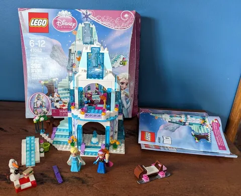 LEGO Disney: Elsa's Sparkling Ice Castle (Set#  41062) CIB Missing 7 Pieces