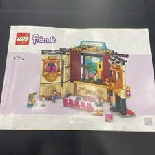 LEGO Friends 41714 Andrea's Theater School-MANUAL INSTRUCTION BOOK ONLY