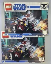 LEGO Star Wars The Clone Wars Republic Attack Shuttle (8019) Manuals Only