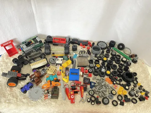 Lego Assorted Wheels Axels Race Car Parts Huge Prebuilds Look At All Hg16